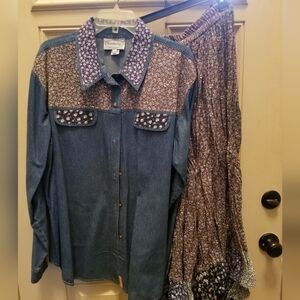 Plus Boho Vintage Set